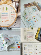 Embroidery Stitch Practice Book