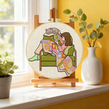 Cozy Reading Corner Embroidery Kit