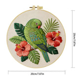 Tropical Parrot Embroidery Kit
