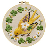 Golden Bird Embroidery Kit