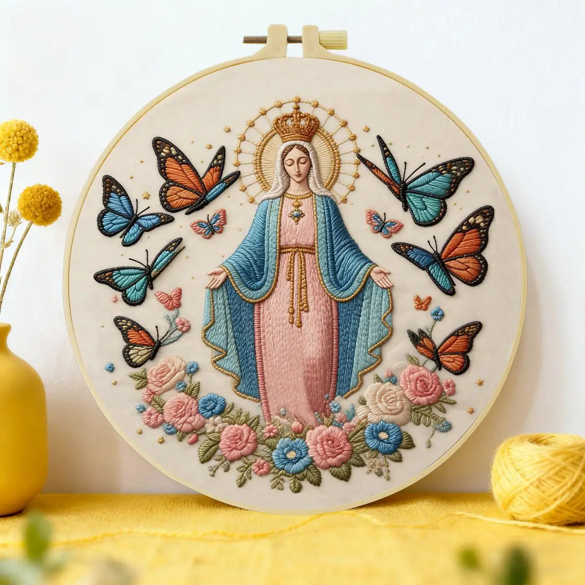Our Lady of Grace Embroidery Kit