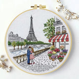 Paris Romance Embroidery Kit 🗼💐💕