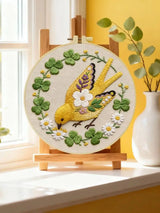 Golden Bird Embroidery Kit