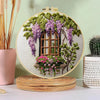 Windows & Flowers Hand Embroidery Kit