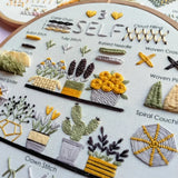 3-Piece Beginner Embroidery Stitch Learning Kit