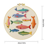 Colorful Fish Embroidery Kit