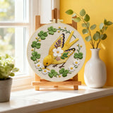 Golden Bird Embroidery Kit