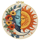 Celestial Sun & Moon Embroidery Kit 🌞🌙🌼