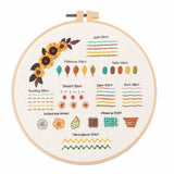 4-Piece Beginner Embroidery Stitch Learning Kit