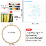 Tango Dancing Couple Embroidery Starter Kit DIY – Beginner Romantic Silhouette Hand Embroidery Kit