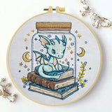Baby Dragon Library Embroidery Kit