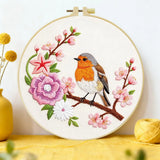 Robin Blossom Embroidery Kit