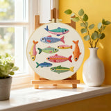 Colorful Fish Embroidery Kit
