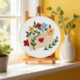 Love Letter & Wildflowers Embroidery Kit