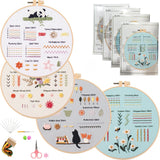 3/4pcs Beginner Embroidery Starter Kit