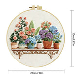 Flower Shelf Embroidery Kit