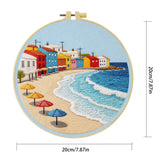 Seaside Village Embroidery Kit
