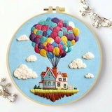 Up, Up & Home Embroidery Kit