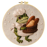 Baker Frog Embroidery Kit