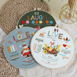 3-Piece Love & Laugh Beginner Embroidery Kit