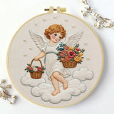 Floral Angel Embroidery Kit