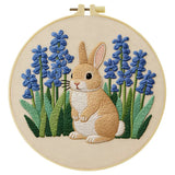 Bluebell Bunny Embroidery Kit – Cute Spring Rabbit Floral Design