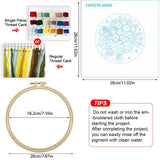 Floral Skeleton Hand Embroidery Kit