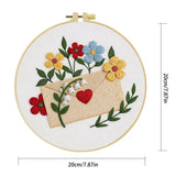 Love Letter & Wildflowers Embroidery Kit