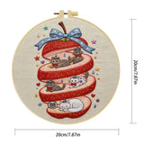 Strawberry Kitten Haven Embroidery Kit