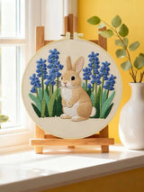Bluebell Bunny Embroidery Kit – Cute Spring Rabbit Floral Design