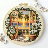 Sunset Paradise Embroidery Kit