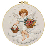 Floral Angel Embroidery Kit