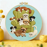 Cozy Pets Embroidery Kit