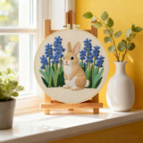 Bluebell Bunny Embroidery Kit – Cute Spring Rabbit Floral Design