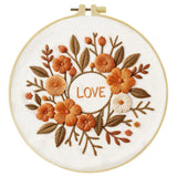 Autumn Love Floral Embroidery Kit