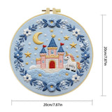 Enchanted Unicorn Castle Embroidery Kit