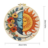 Celestial Sun & Moon Embroidery Kit 🌞🌙🌼