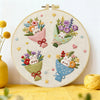 Bunny Flower Bouquets Embroidery Kit