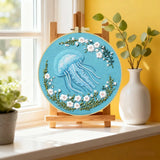 Floral Jellyfish Embroidery Kit