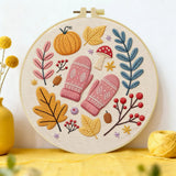 Cozy Autumn Embroidery Kit