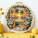 Sunset Paradise Embroidery Kit