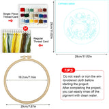Floral Sewing Machine Hand Embroidery Kit