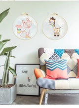 Animal Friends Beginner Embroidery Kit