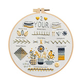 3-Piece Beginner Embroidery Stitch Learning Kit