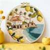 Mediterranean Lemon Coast Embroidery Kit