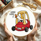 Silly Goose Driver Embroidery Kit