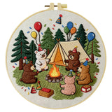 Birthday Bear Camp Embroidery Kit