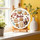 Cozy Bake & Coffee Embroidery Kit